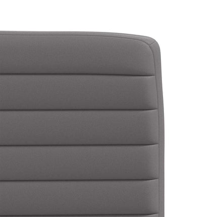 Chaises à manger lot de 6 gris similicuir