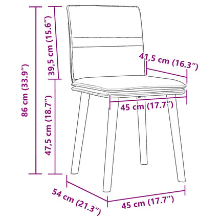 Chaises à manger lot de 6 vert foncé tissu