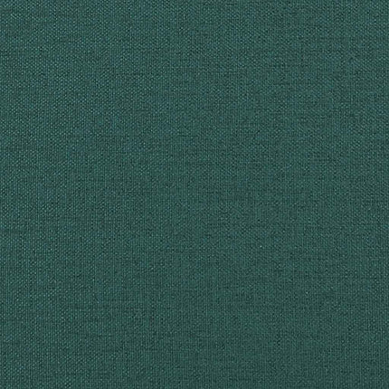 Chaises à manger lot de 6 vert foncé tissu