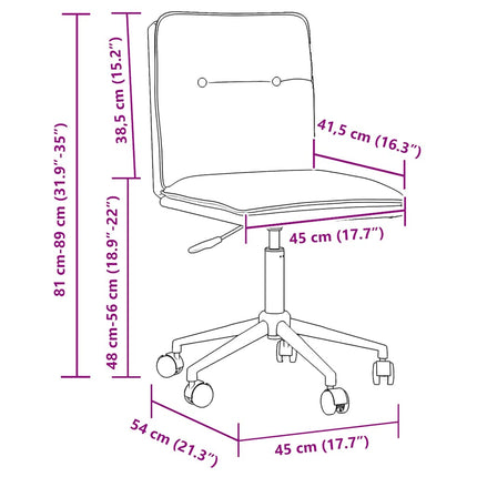 Chaises à manger lot de 4 crème similicuir