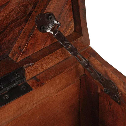 Boîte de Rangement 70 x 35 x 40 cm bois de récupération massif