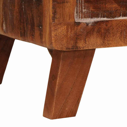 Boîte de Rangement 70 x 35 x 40 cm bois de récupération massif