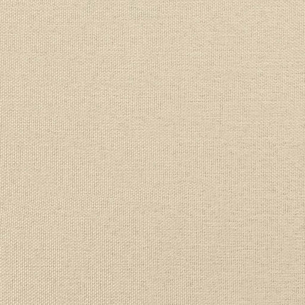 Chaises à manger lot de 2 crème tissu