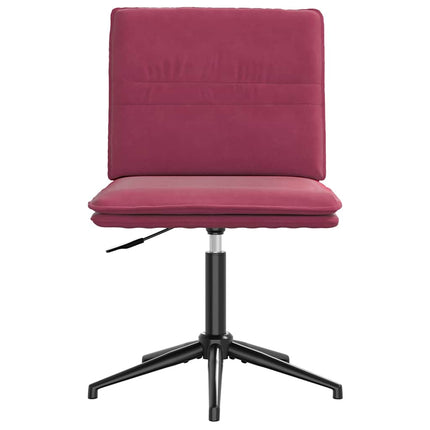 Chaise à manger Rouge bordeaux Velours