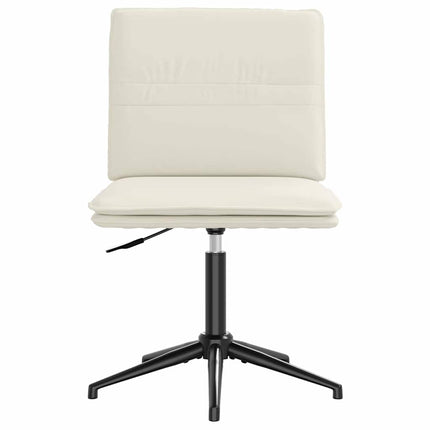 Chaise à manger Crème Velours