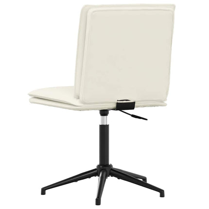 Chaise à manger Crème Velours