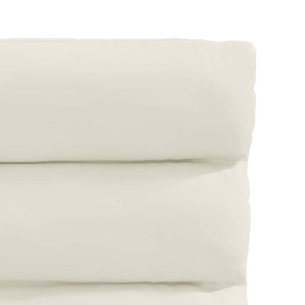 Chaises à manger lot de 2 Crème Velours