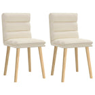 Chaises à manger lot de 2 Lin