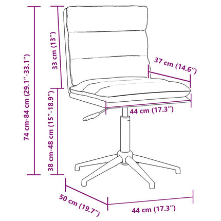 Chaise de salle à manger Gris Similicuir