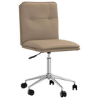 Chaise à manger cappuccino similicuir