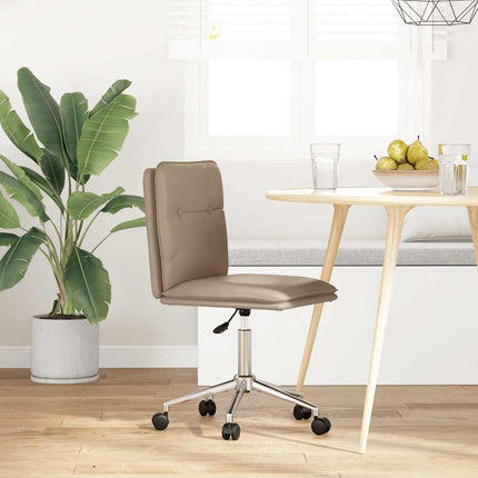 Chaise à manger cappuccino similicuir