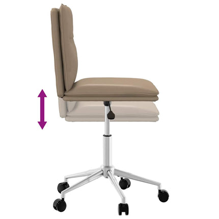 Chaise à manger cappuccino similicuir