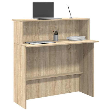 Bureau de réception Chêne Sonoma 100x50x103,5 cm Bois d'ingénierie