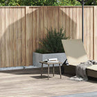 Table basse de jardin rectangulaire gris 40x40x37 cm rotin