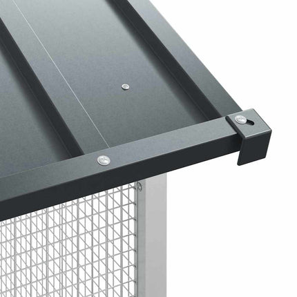 Cage pour oiseaux Anthracite 410 x 210 x 230 cm Acier galvanisé