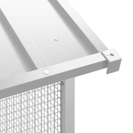 Cage pour oiseaux Gris 215 x 110 x 247 cm Acier galvanisé