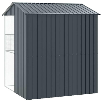 Cage pour oiseaux Anthracite 215 x 210 x 247 cm Acier galvanisé