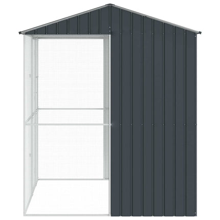 Cage pour oiseaux Anthracite 215 x 210 x 247 cm Acier galvanisé