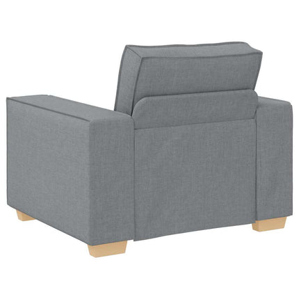 Ensemble de Canapés 3 pcs Gris tissu