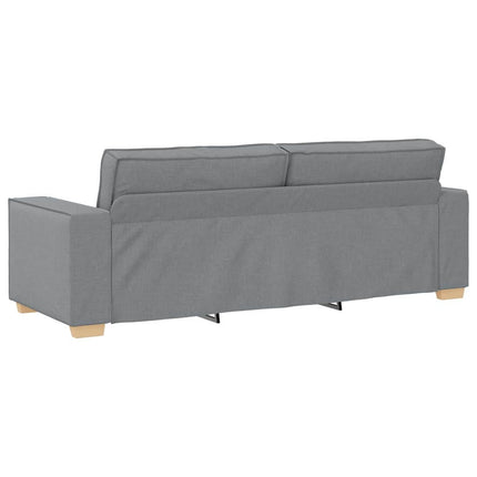 Ensemble de Canapés 3 pcs Gris tissu