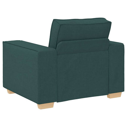 Ensemble de Canapés 3 pcs Vert foncé tissu