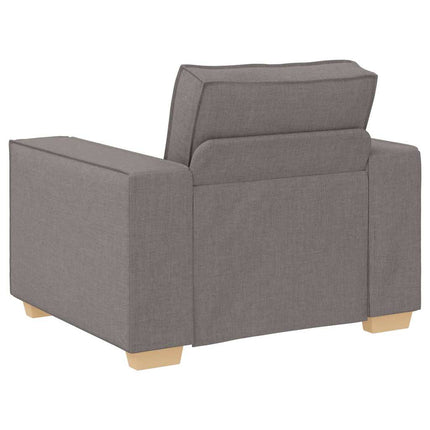 Ensemble de Canapés 3 pcs Taupe tissu