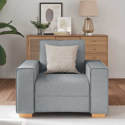 Canapé Fauteuil Gris Clair 60 cm Tissu