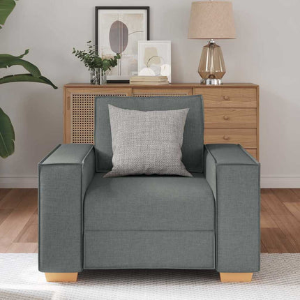 Canapé Fauteuil Gris Foncé 60 cm Tissu