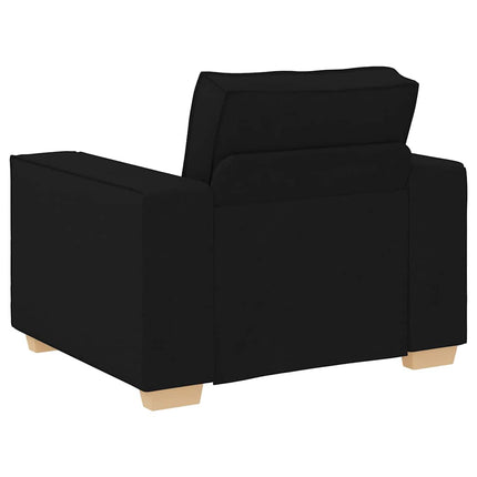 Canapé Fauteuil Noir 60 cm Tissu