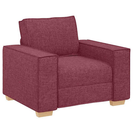 Canapé Fauteuil Rouge Vin 60 cm Tissu