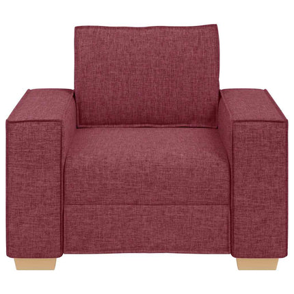 Canapé Fauteuil Rouge Vin 60 cm Tissu