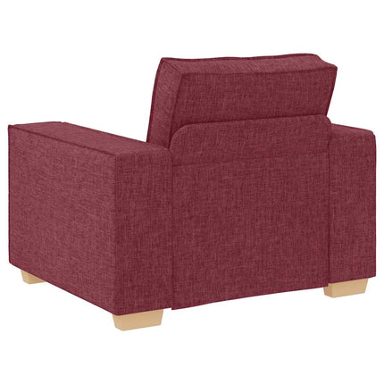 Canapé Fauteuil Rouge Vin 60 cm Tissu