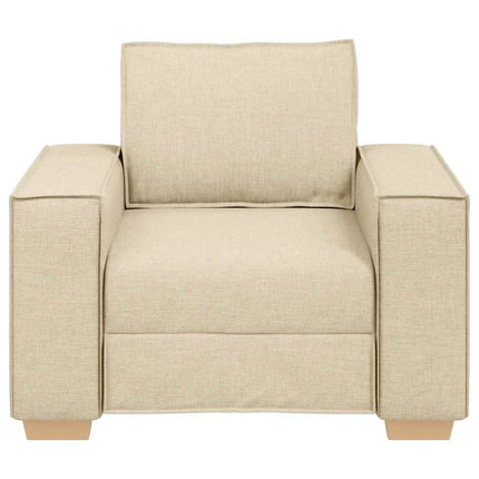 Canapé-chaise Crème 60 cm Tissu