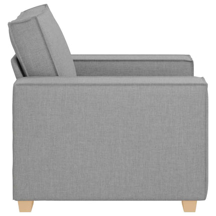 Canapé Fauteuil Gris Nuage 60 cm Tissu