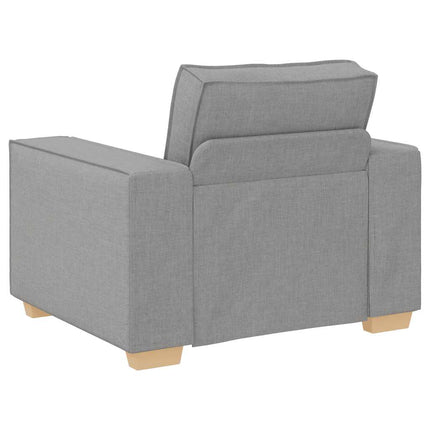 Canapé Fauteuil Gris Nuage 60 cm Tissu