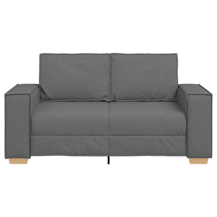 Canapé 2 places Gris foncé 120 cm Tissu