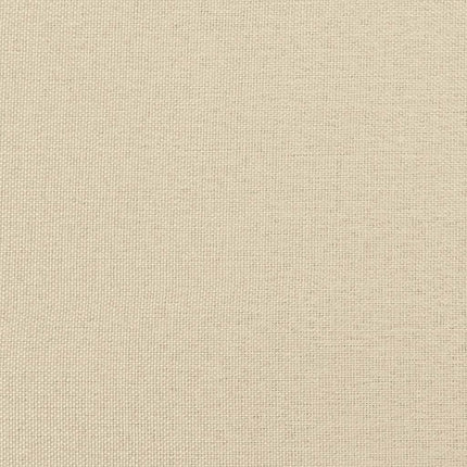 Canapé 2 places Crème 120 cm Tissu