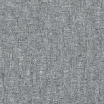 Canapé 2 places Gris clair 140 cm Tissu