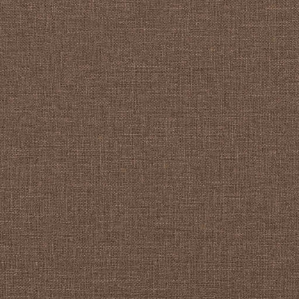 Canapé 2 places Marron 140 cm Tissu