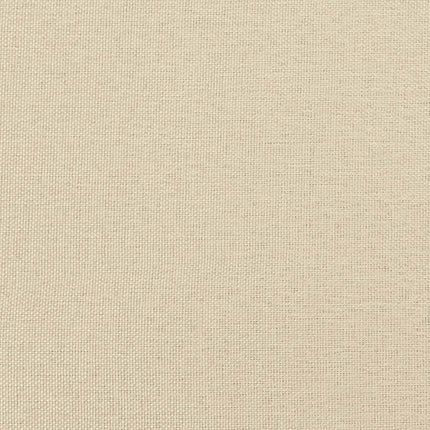 Canapé 2 places Crème 140 cm Tissu