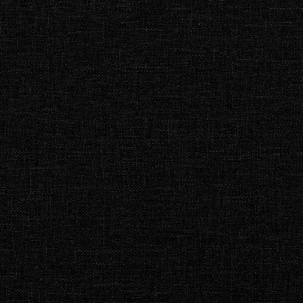 Canapé 3 places Noir 180 cm Tissu