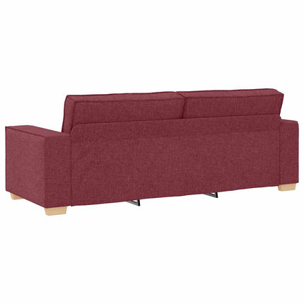 Sofa 3 places Bordeaux 220 x 78 x 84 cm tissu
