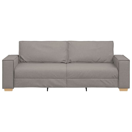 Sofa 3 places Taupe tissu