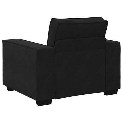 Fauteuil noir 60 cm velours