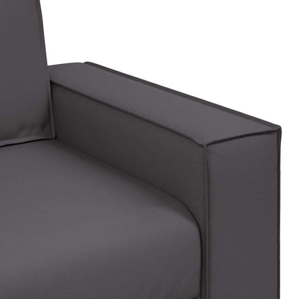 Fauteuil canapé Gris 99 x 78 x 84 cm Cuir artificiel