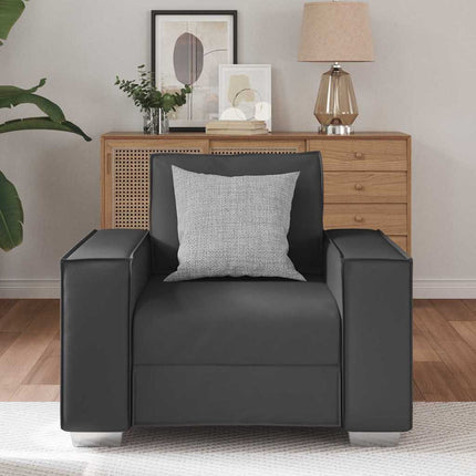 Fauteuil canapé Gris 99 x 78 x 84 cm Cuir artificiel