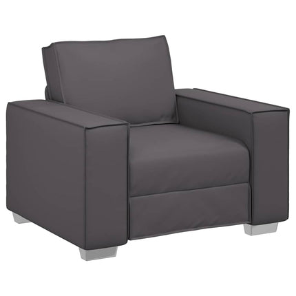Fauteuil canapé Gris 99 x 78 x 84 cm Cuir artificiel