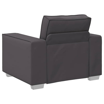 Fauteuil canapé Gris 99 x 78 x 84 cm Cuir artificiel