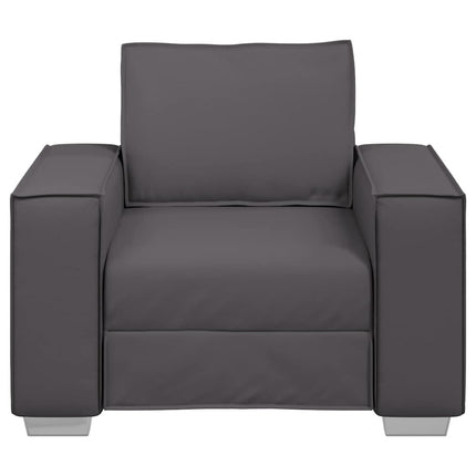 Fauteuil canapé Gris 99 x 78 x 84 cm Cuir artificiel