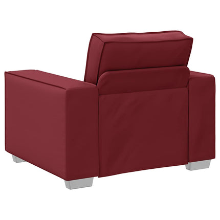 Fauteuil canapé Rouge bordeaux 99 x 78 x 84 cm Cuir artificiel